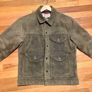 Filson tin cruiser with rare brown flannel Alaskan lining